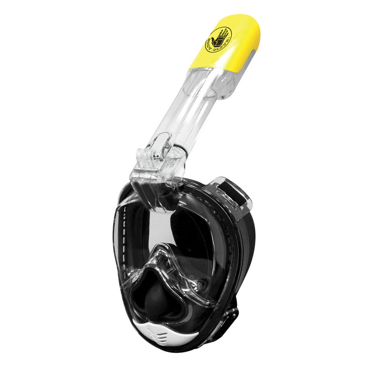 Body Glove Adult Aire Free Swimming Diving Snorkel Mask with GoPro Mount (Black) Walmart.com