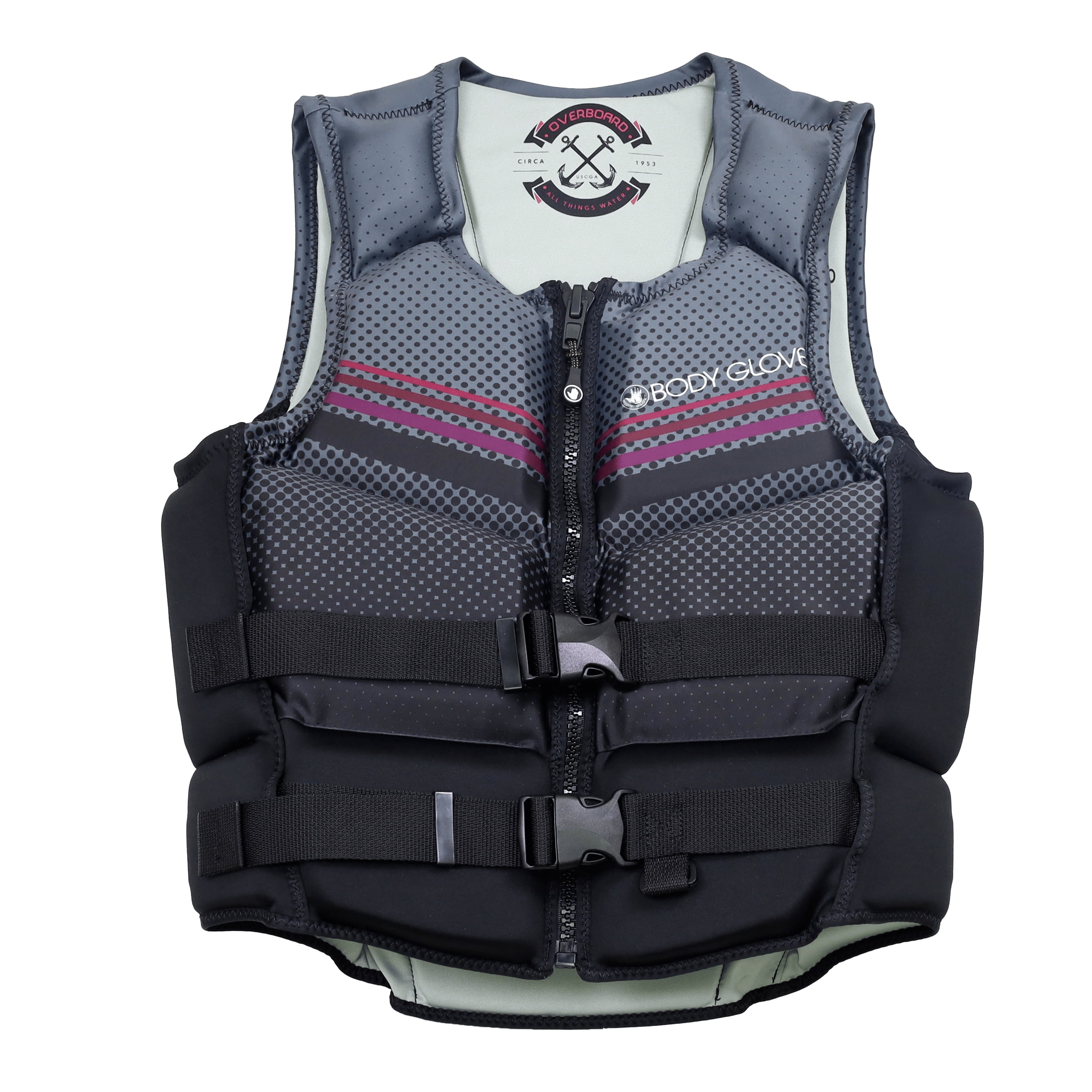 Body Glove Adult Overboard Evogrene Ride PFD, Life Jacket and Vest