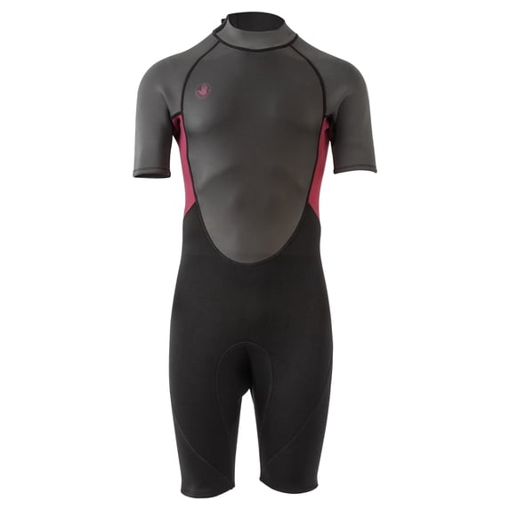 Body Glove Pro3 Spring Wetsuit 2/1mm for Men, Back Zip, Medium, Red