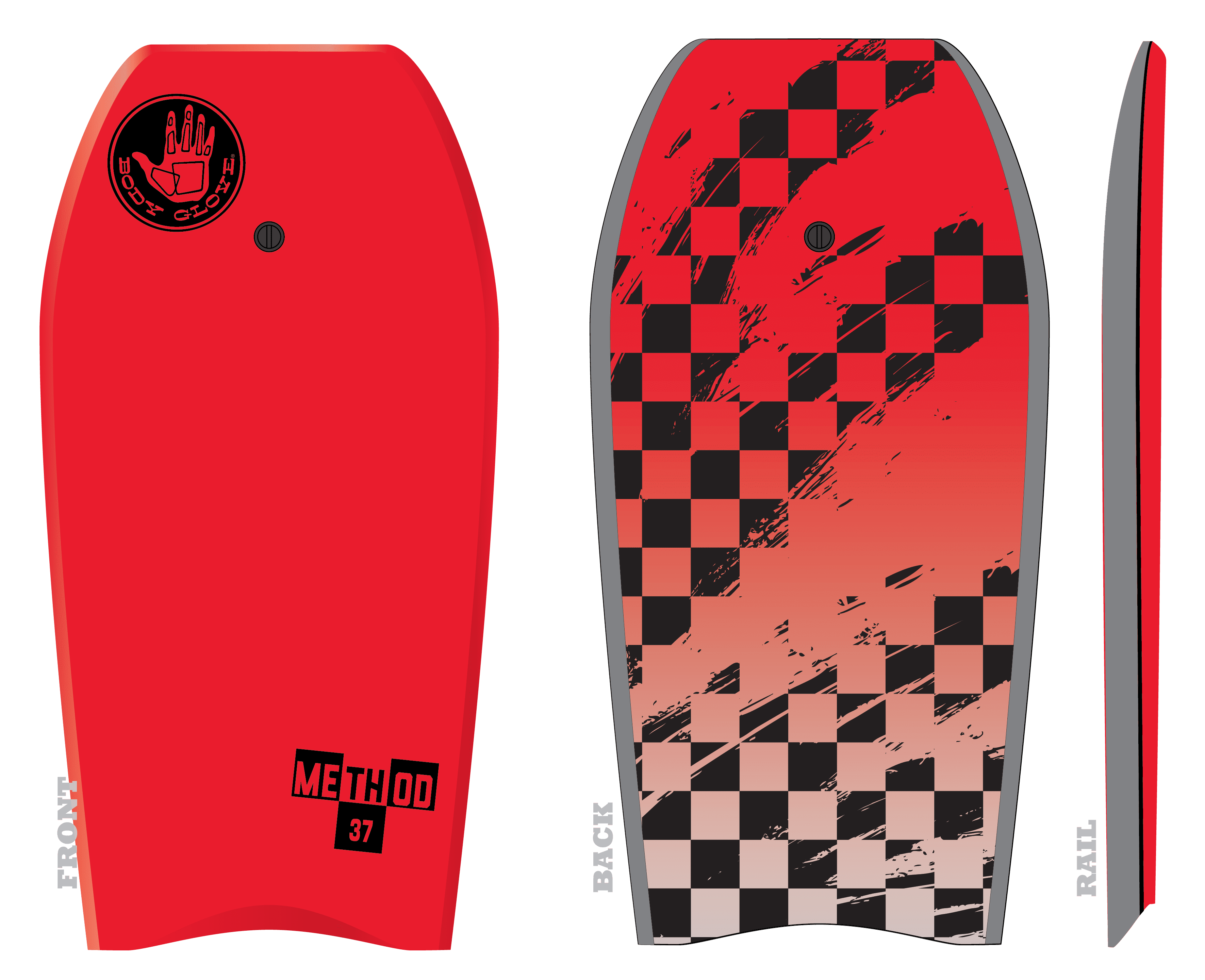 Body Glove Bodyboard 37 In, Red