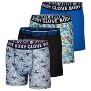 Body Glove Boys 4PK Blues Prints & Solids Boxer Briefs