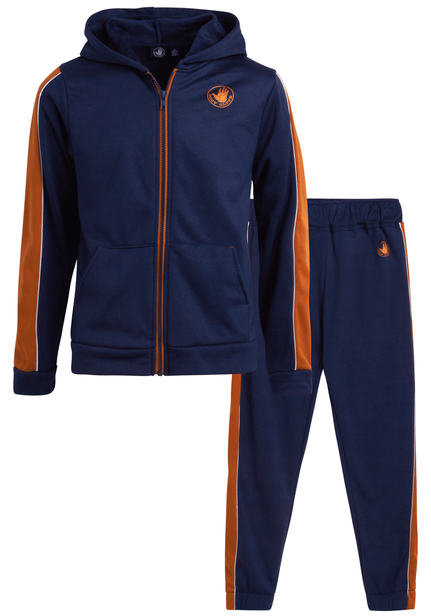 Body Glove Boys' Active Sweatsuit Set 2 Piece Fleece ZipUp Hoodie