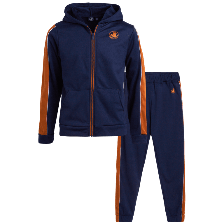 Body Glove Boys Active Sweatsuit Set 2 Piece Fleece Zip Up Hoodie Sweatshirt and Jogger Sweatpants 8 14 Walmart