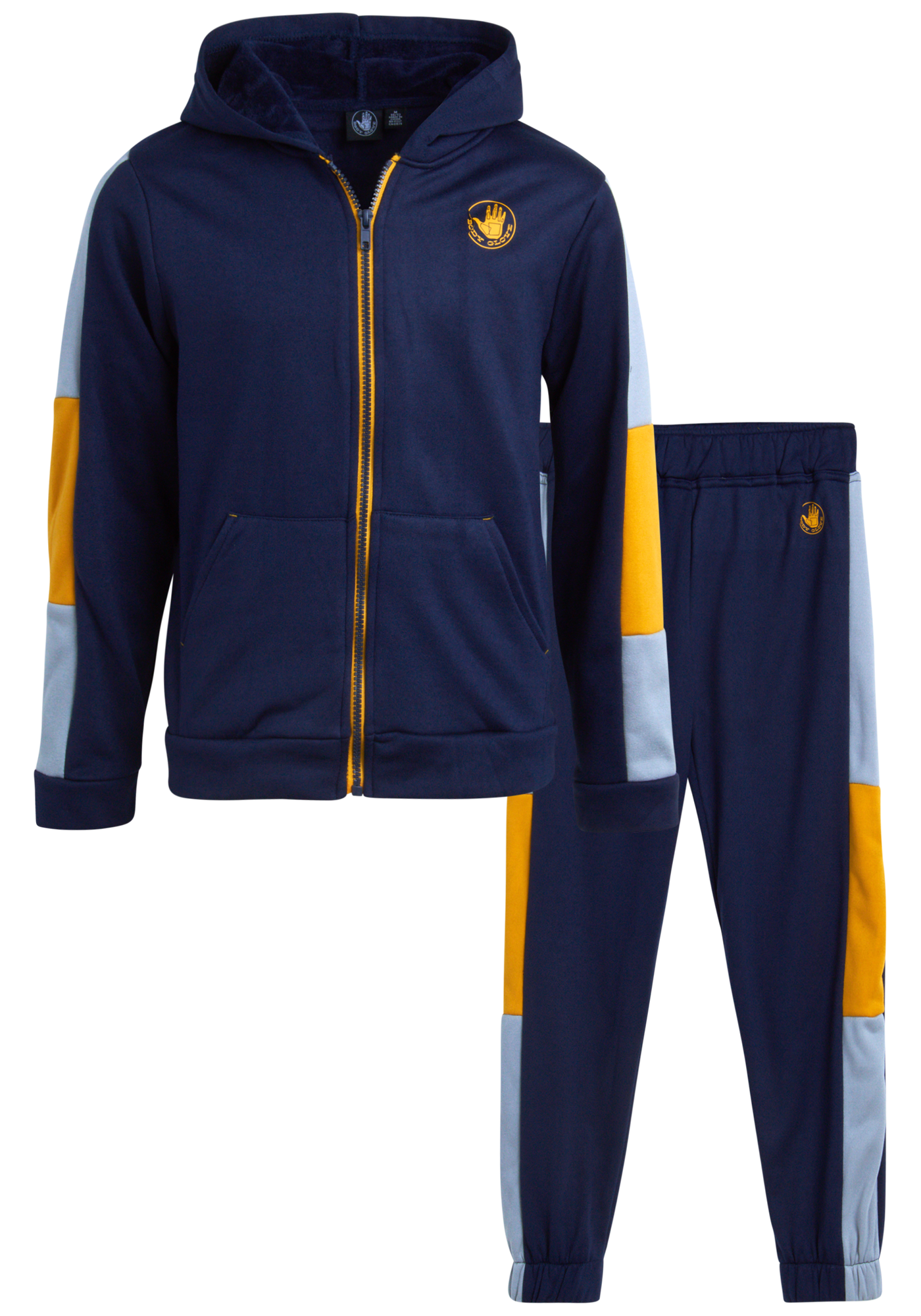 Body Glove Boys' Active Sweatsuit Set 2 Piece Fleece ZipUp Hoodie