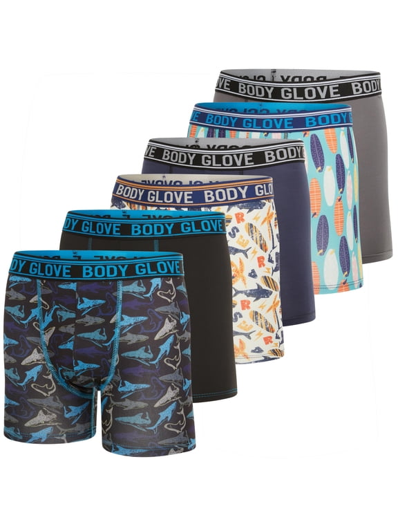 Boys Boxer Briefs - Pack of 6 - Comfortable and Durable Underwear