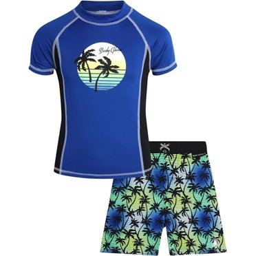 Short De Bain Skylanders Garçon Taille 5 – Bleu, Polyester, Neuf Avec étiquettes