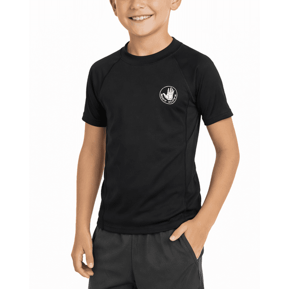 Body Glove Boys' Rash Guard Shirt - Short Sleeve UPF 50+ Sun Protection Swim Shirt (2T-14)