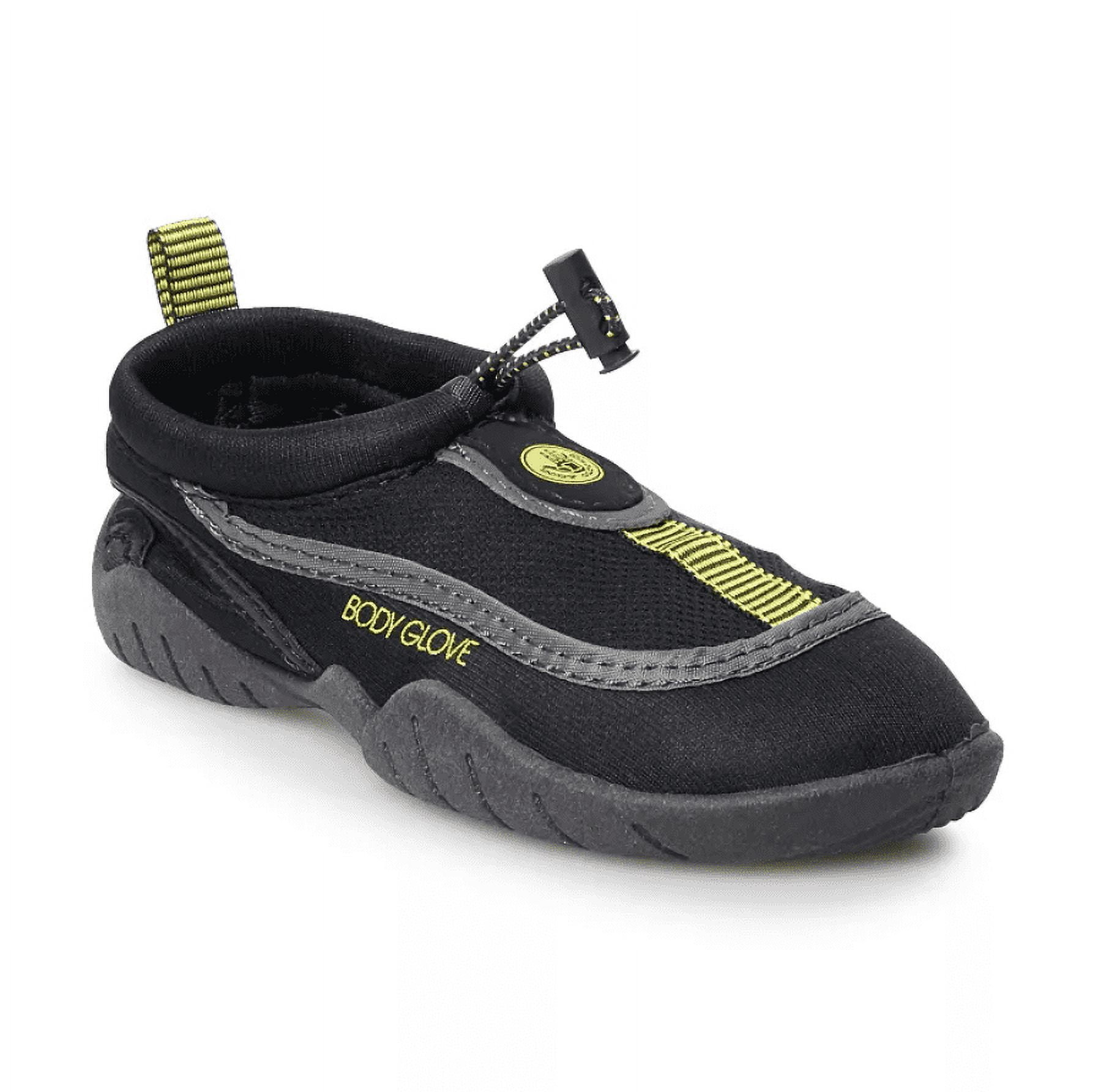 Body Glove Brandclub Body Glove Boy s Riptide Water Shoes Black Yellow 1 Big Kid