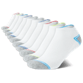 thumbnail image 1 of Body Glove Boys' Socks - 10 Pack Performance Cushion Athletic No Show Ankle Socks, 1 of 7