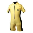 thumbnail image 1 of Body Glove Childs 8oz Pro 2 Lycra Spring Wetsuit - UVA Protection - Yellow/Black, 1 of 5
