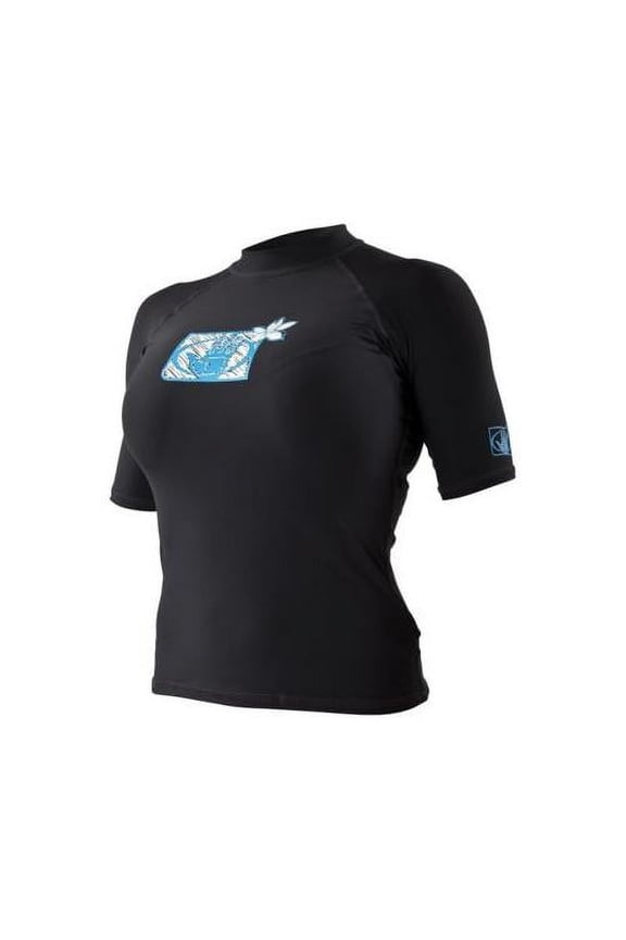 Body Glove Fitted Rashguard W S/a Blk Lg