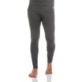 thumbnail image 1 of Body Glove Fleece Lined Thermal Leggings for Men - Winter Long Johns Base Layer Performance Underwear - Mens Insulated Bottom, Grey/S, 1 of 5