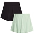 thumbnail image 1 of Body Glove Girls Skorts Athletic Flowy Dance Scooter Skirts for Girls with Inner Shorts 2 Pack, 1 of 7