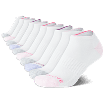 Body Glove Girls' Socks - 10 Pack Performance Cushion Athletic No Show Ankle Socks