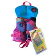 Body Glove Infant PFD Coast Guard Approved Life Jacket, Pink and Blue Palm