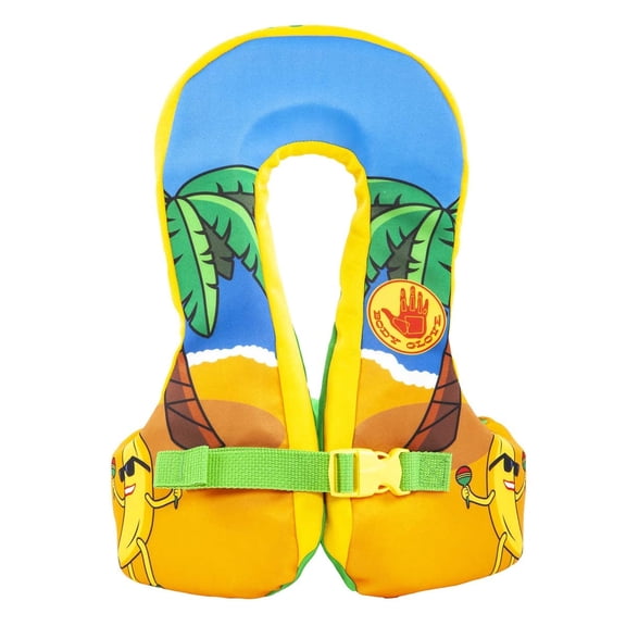 Body Glove Kids - Paddle Pals Splash Swim Vest - USCG PFD Swim Vest - Children 33- 55lbs, Multi-Color, One Size, Unisex (Banana)