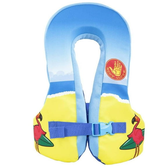 Body Glove Kids' Paddle Pals Splash USCG PFD Swim Vest, Floatie, Children 33-55lbs - Flamingo