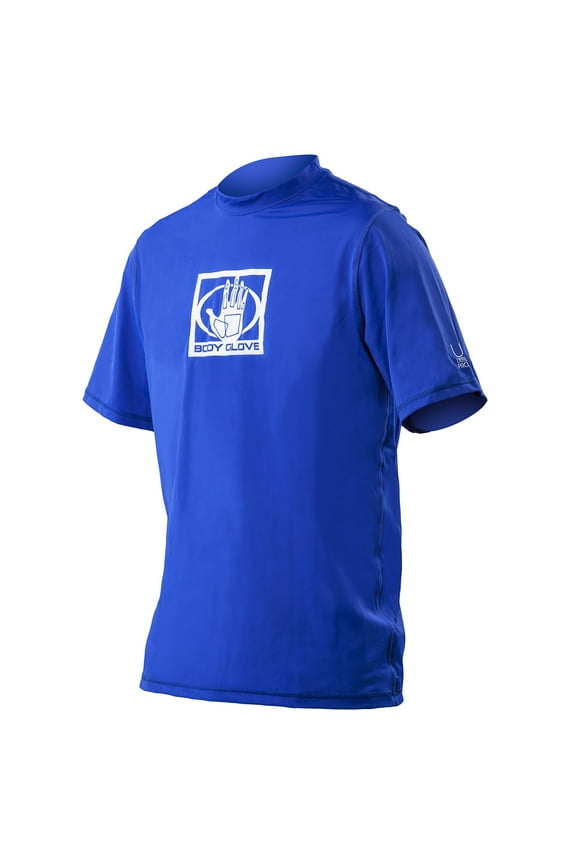 Loose Fit Rash Guard Adult Swimshirt, Blue, Adult, Male, L