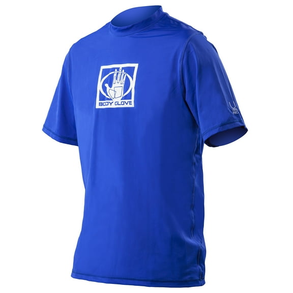 Body Glove Loose Fit Rash Guard Adult Swimshirt, Blue, Adult, Male, S