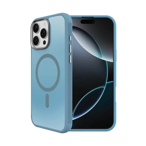 Body Glove Reflector Phone Case for iPhone 16 Pro Max, MagSafe Compatible - Metallic Seafoam