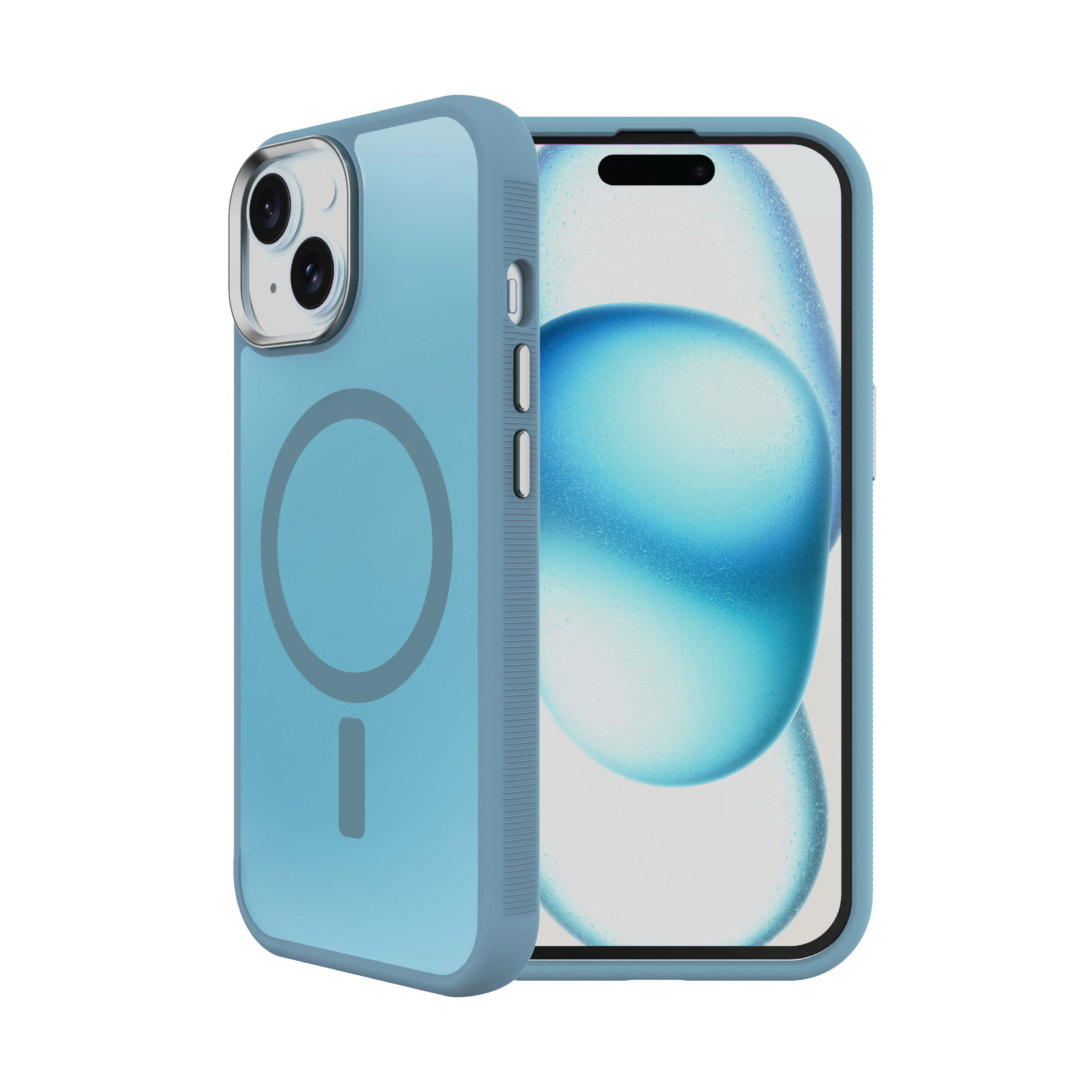Body Glove Reflector Phone Case for iPhone 17e / 16e / 15 / 14 / 13, MagSafe Compatible - Metallic Seafoam