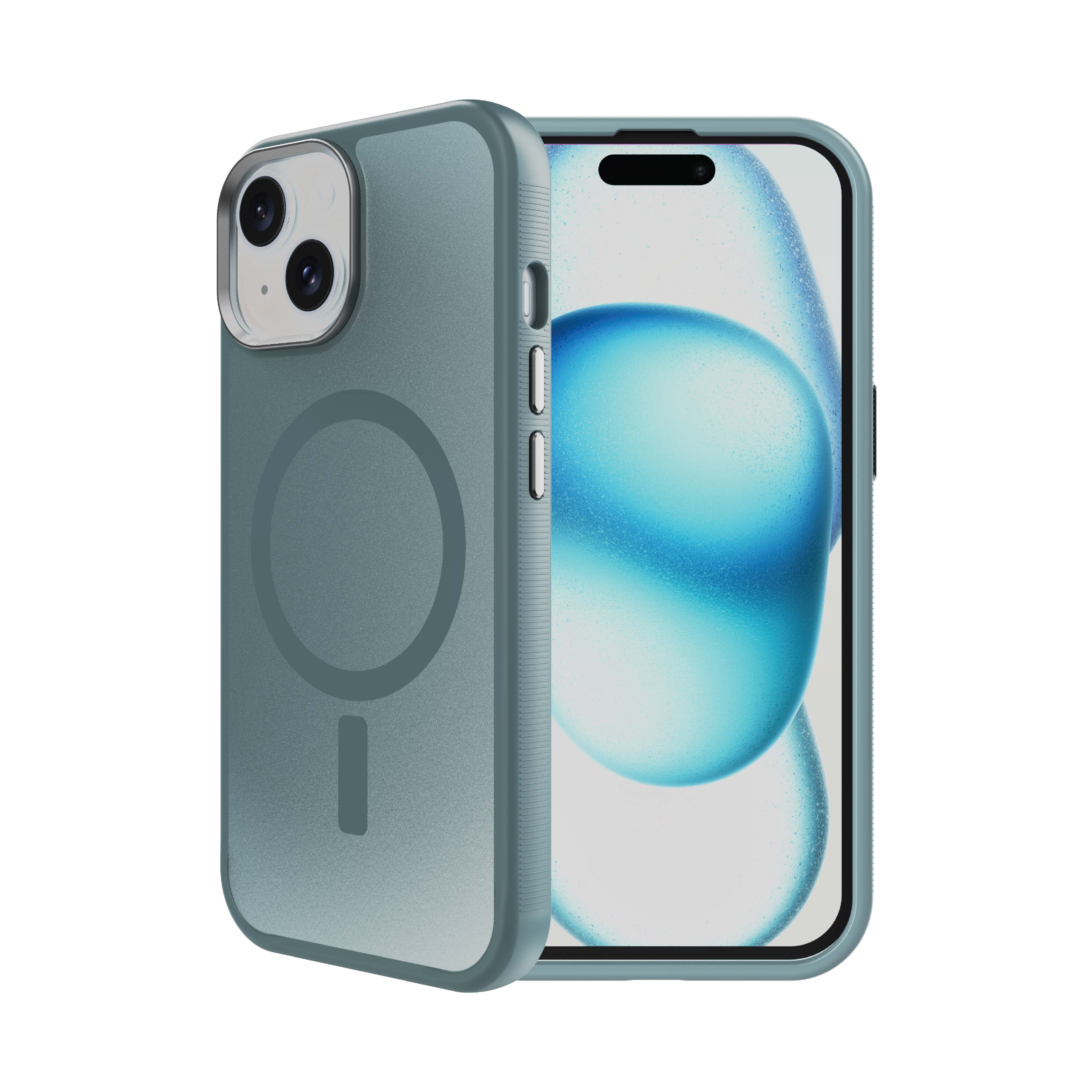 Body Glove Reflector Phone Case for iPhone 17e / 16e / 15 / 14 / 13, MagSafe Compatible - Metallic Gray