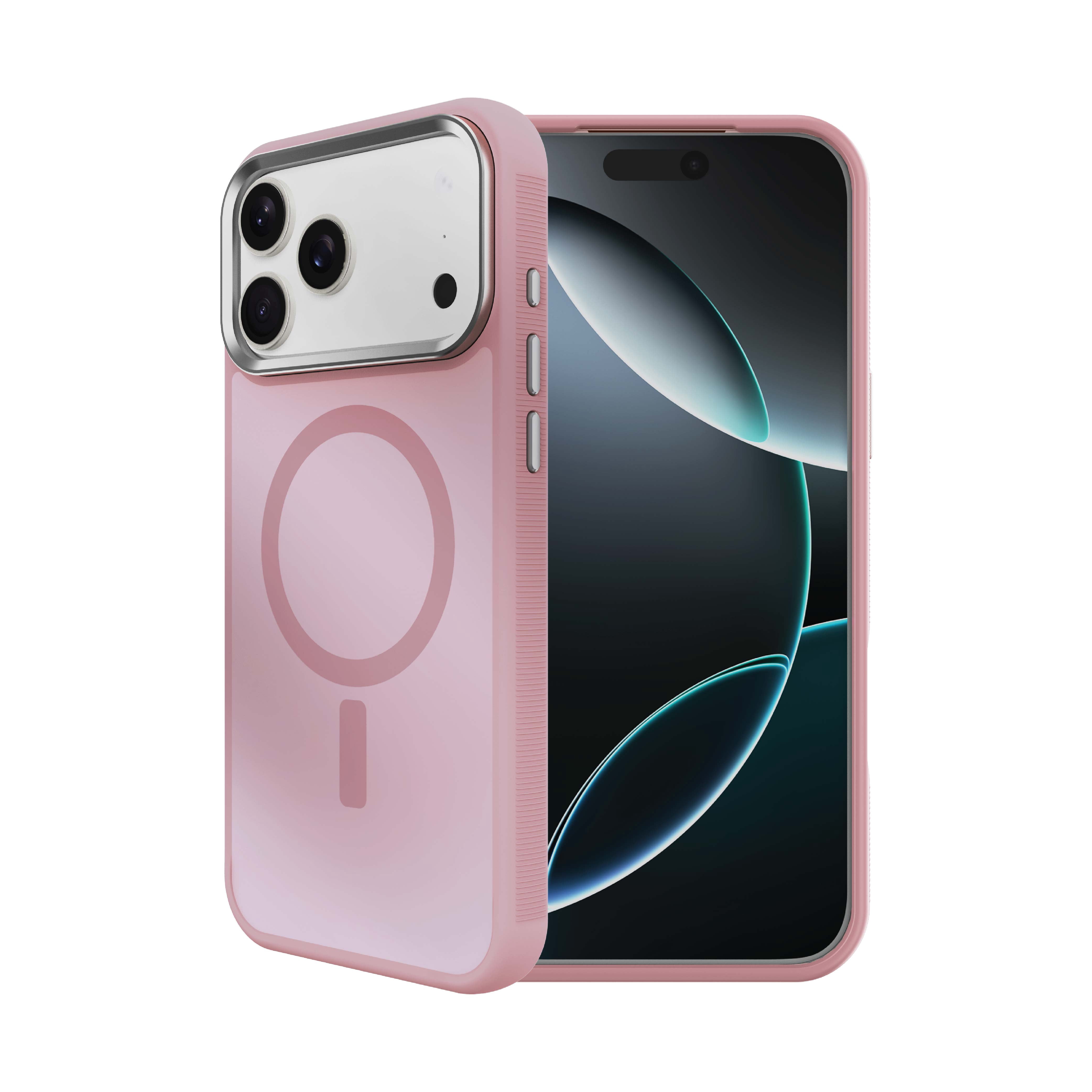 Body Glove Reflector Phone Case for iPhone 18 Pro Max / 17 Pro Max, MagSafe Compatible - Metallic Rose Gold