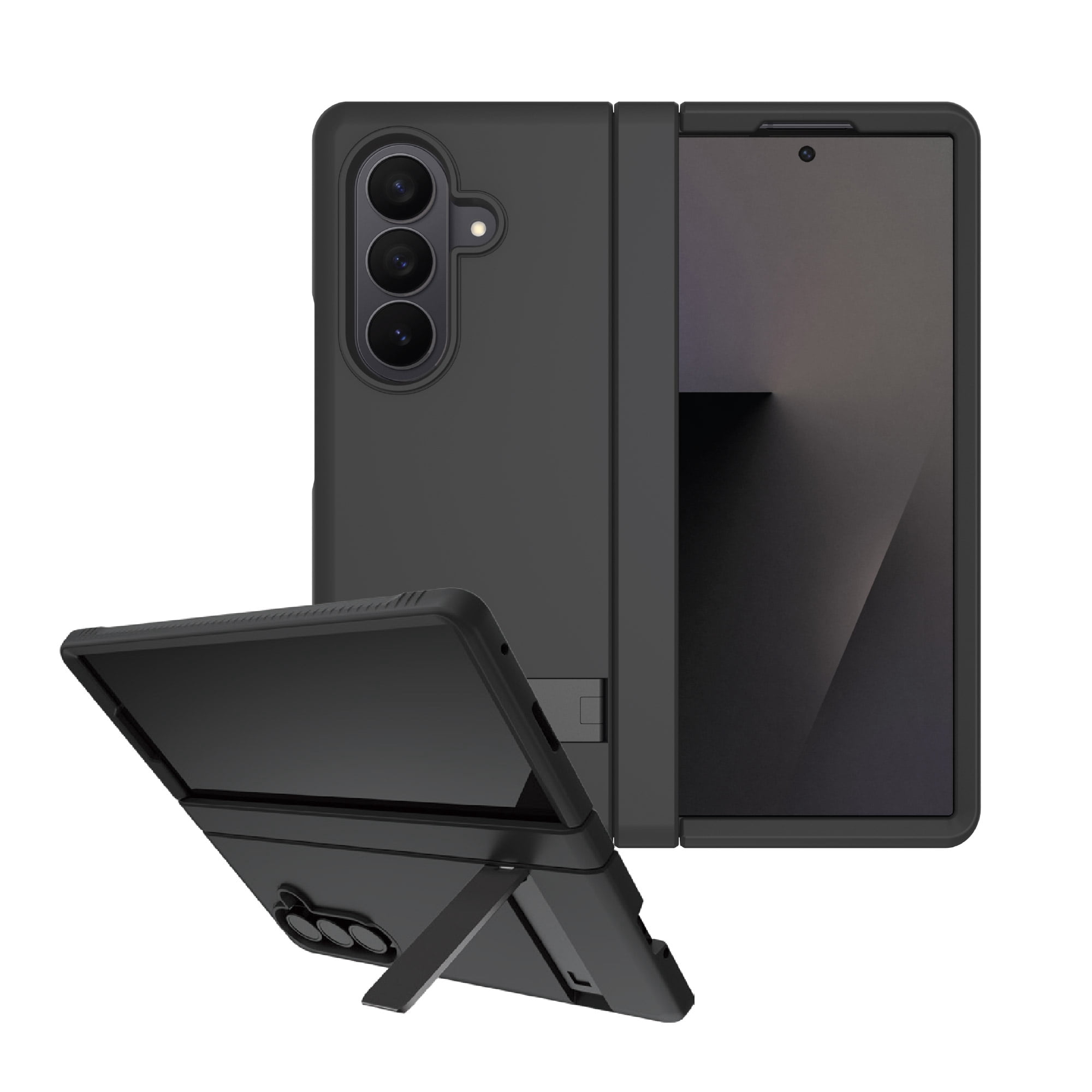 Body Glove Magnetic Compatible Phone Case with Kickstand for Samsung Galaxy Z Fold8 Ultra / Z Fold7 - Black