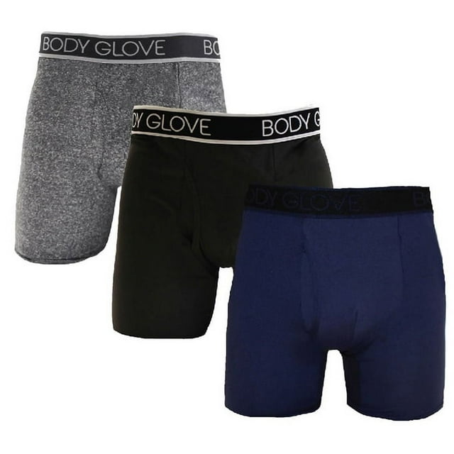 Body Glove Men's 3Pack Performance Stretch Boxer Brief