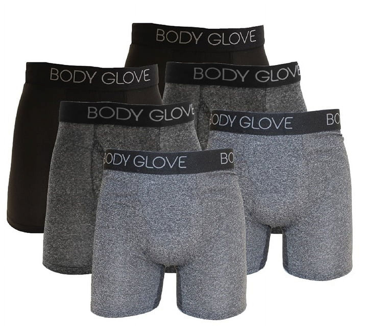 Body Glove Men's 6-Pack Performance Stretch Boxer Brief