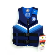 Body Glove Men's Dual-Size Evoprene PFD Life Jacket and Vest Male Small, Medium, Blue