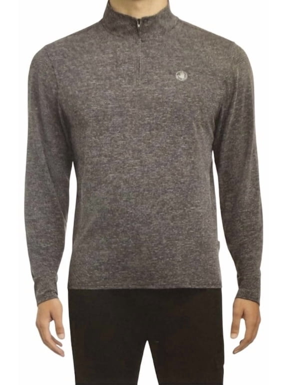 Men's Performance Pullover Long Sleeve Sweatshirt, Charcoal, Large