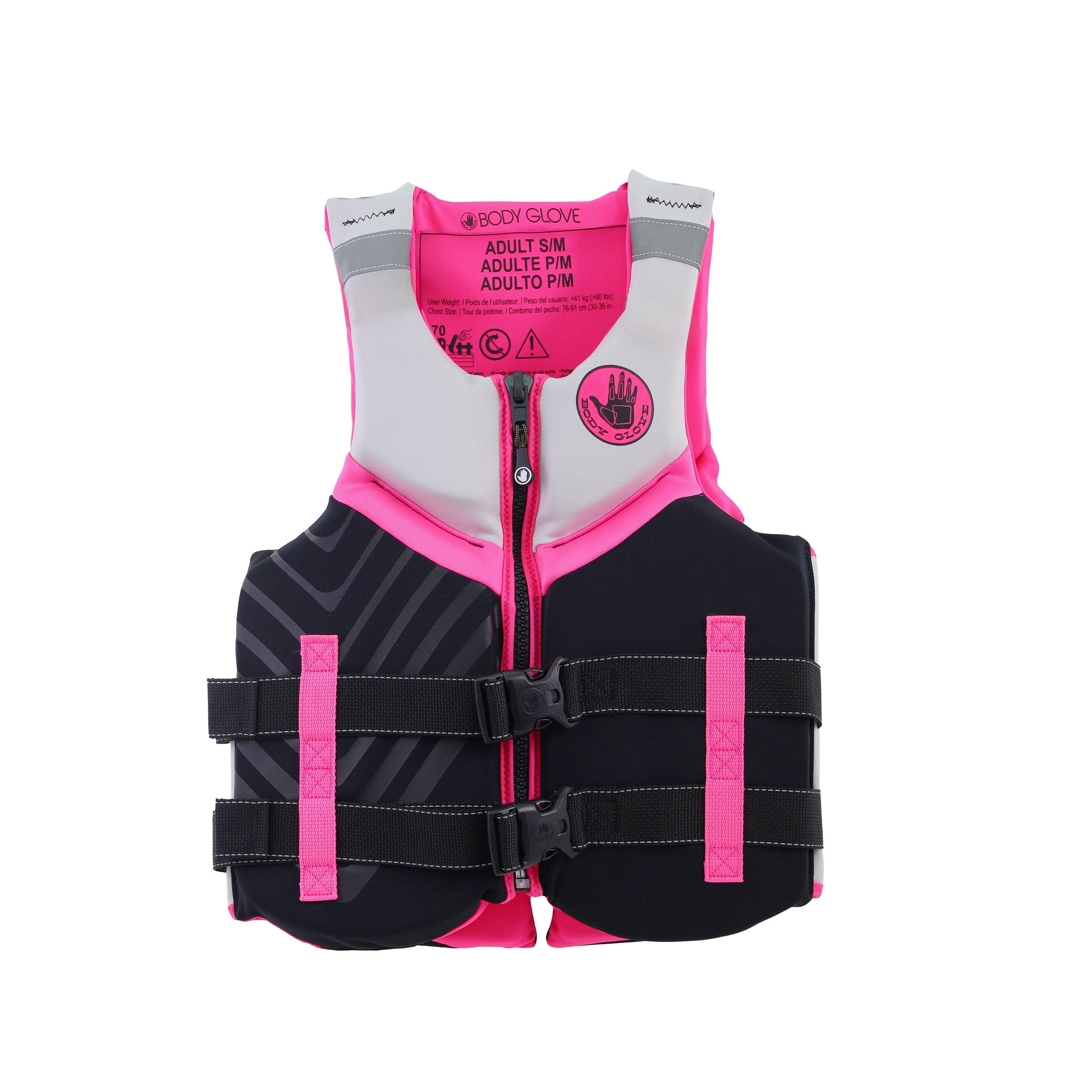 Body Glove Women's Evoprene Life Jacket Vest S/M-2XL/3XL Pink USCG Approved Comfort