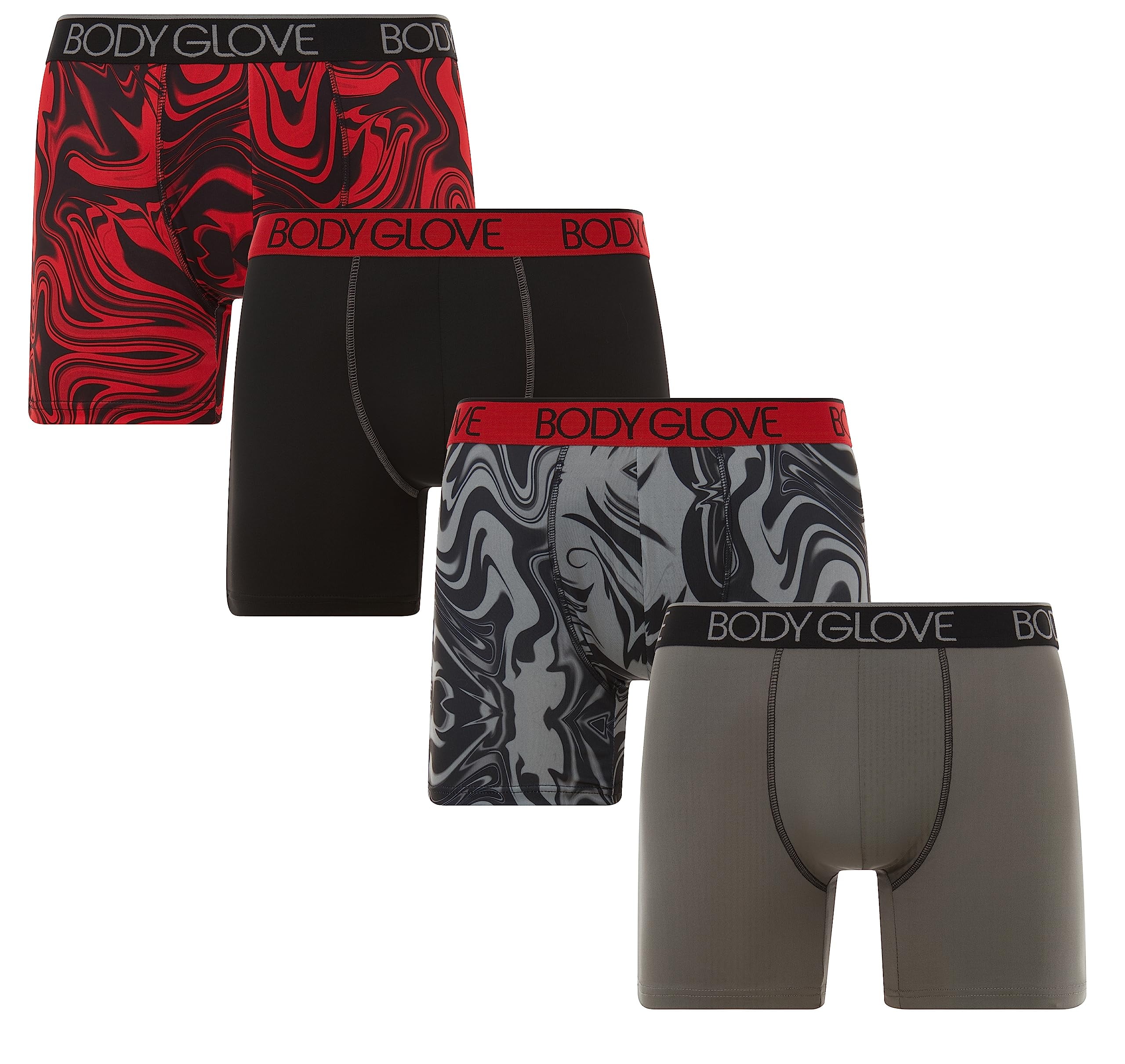 Body Glove Mens Boxer Briefs 3 PACK Choose Size M - L - XL Microfiber  Underwear