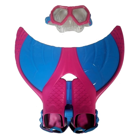 Body Glove Mermaid Monofin with Mask Mermaid Linden Pink/Blue
