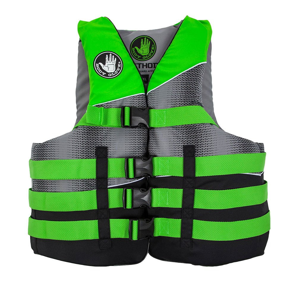 Body Glove Method Adult 2XL/3XL Swimming Water Life Preserver Jacket Vest, Green