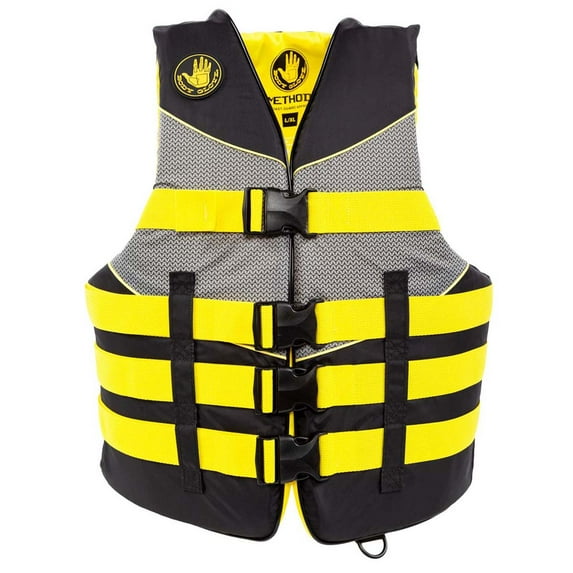 Body Glove Method- Adult Life Vest -USCGA Type III Nylon - Unisex, Adult, 2XL/3XL, Yellow