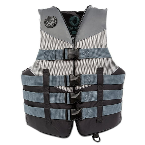 Body Glove Method- Adult Life Vest -USCGA Type III Nylon - Unisex, Adult, 4XL, 6L, Black