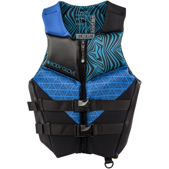 Body Glove Phantom Men's PFD Adult Life Jacket, Medium, Blue