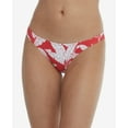 thumbnail image 1 of Body Glove RED Printed Tropix Vibe Ribbed Bikini Swim Bottoms, US X-Large, 1 of 2