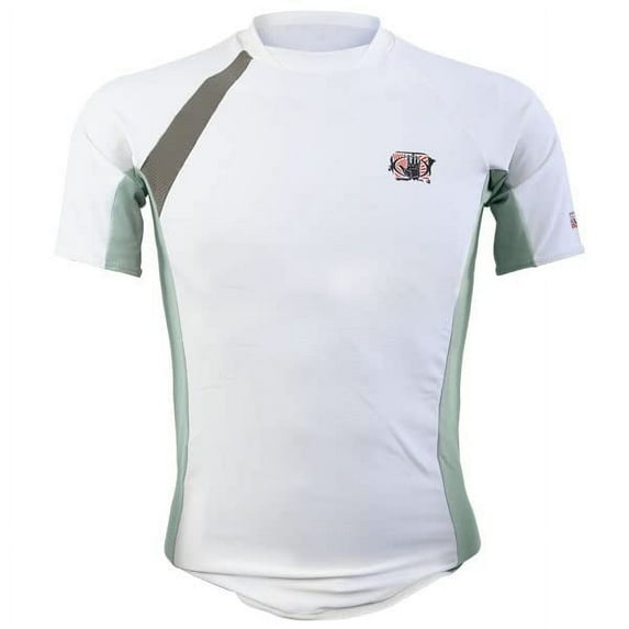 Body Glove S/A Youth Loose-Fit Rash Guards, Unisex, Unisex, White, Juniors 10