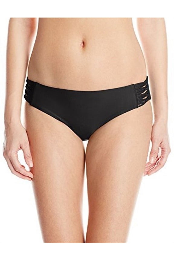 Smoothies Ruby Strappy Mid-Rise Swim Brief,Small,Black