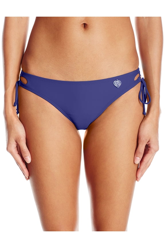 Smoothies Tie Side Mia Swim Bottom (Midnight, X-Small)