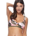 thumbnail image 1 of Body Glove Swimwear Surface May Scoop Bikini Top, Removable Soft Cups, Peekaboo And Front Bow Detail, 1 of 5