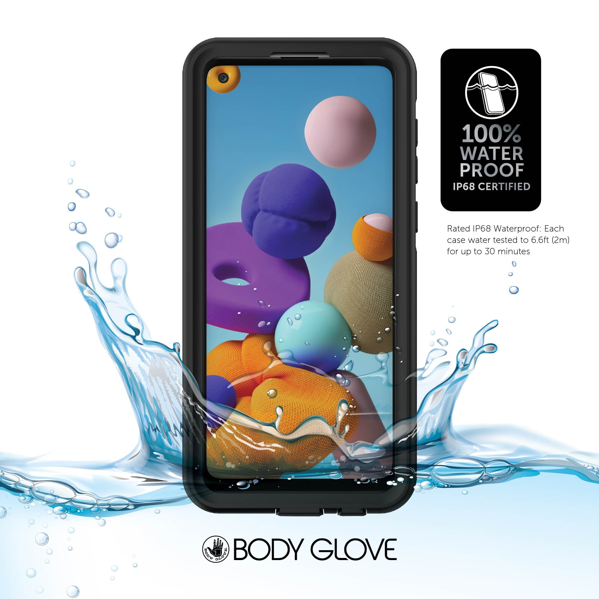 Body Glove Tidal Waterproof Phone Case for Samsung Galaxy A21 - Black/Clear - Walmart.com Body Glove Tidal Waterproof Phone Case for Samsung Galaxy A21 - Black/Clear - Walmart.com