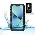 thumbnail image 1 of Body Glove Tidal Waterproof Phone Case for iPhone 13 - Black/Clear, 1 of 10
