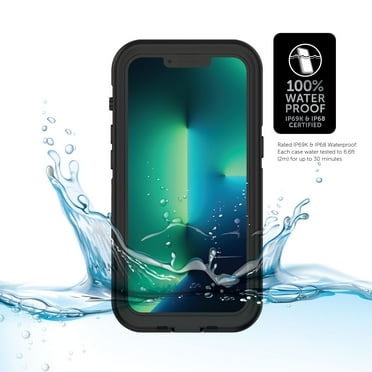 Body Glove Tidal Waterproof Phone Case for iPhone 13 Pro Max - Black/Clear