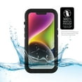 thumbnail image 1 of Body Glove Tidal Waterproof Phone Case for iPhone 14 - Black/Clear, 1 of 10