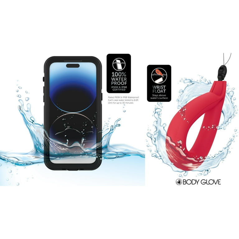 Body Glove Tidal Waterproof Phone Case for iPhone 14 Pro Max and