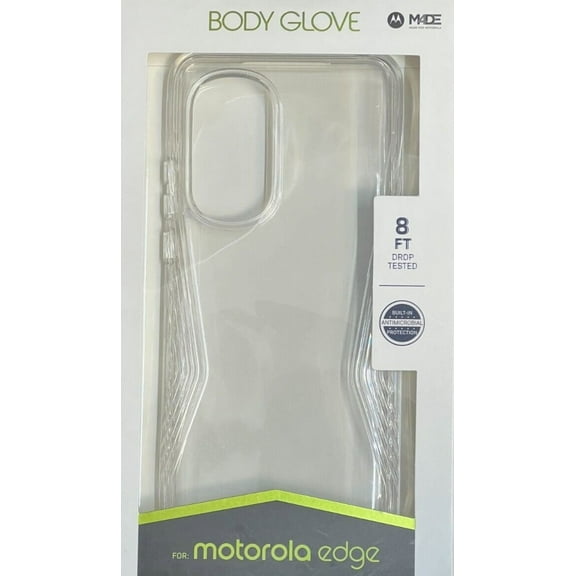 Body Glove Transition Grip Case for Motorola Edge (2022) Clear